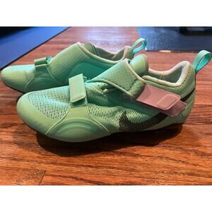 EUC SuperRep Cycle “Green Glow” Shoes Indoor Cycling Women’s Size 10